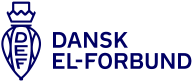 Dansk El-Forbund logo